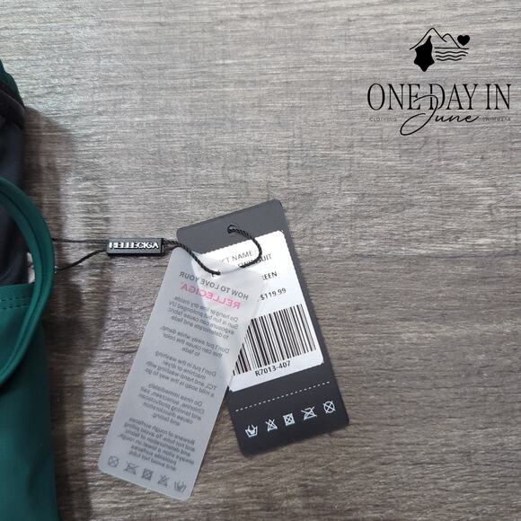 Relleciga Twist Front Tummy Control One Piece Swimsuit Size M - Picture 4 of 7